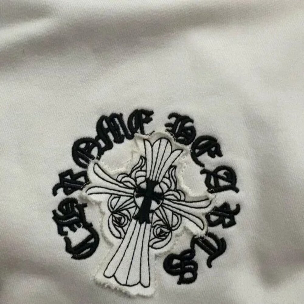 Classic Chrome Hearts Hoodie White - Picture 6 of 7